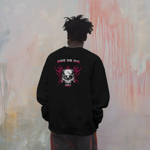 skull sweatshirt