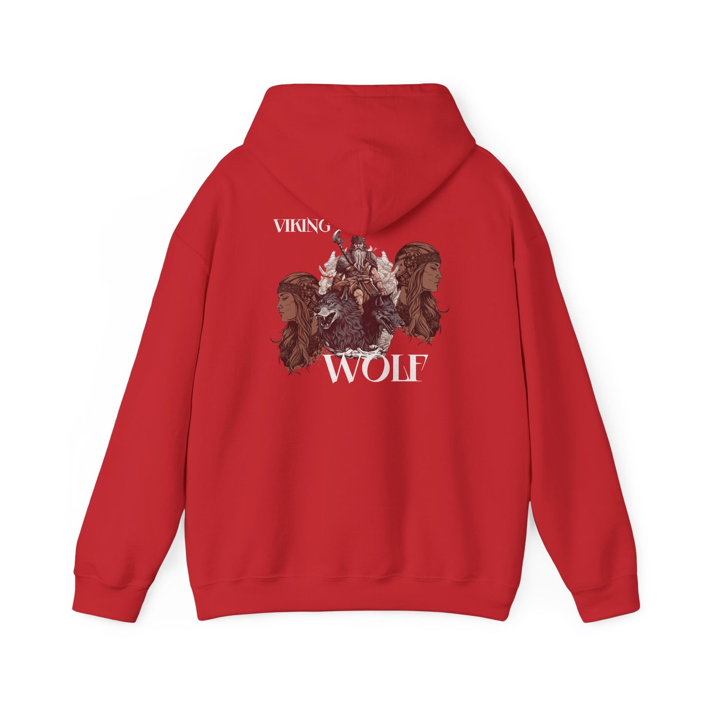 Viking Wolf Hoodie — Norse Viking Wolf Graphic Hoodie