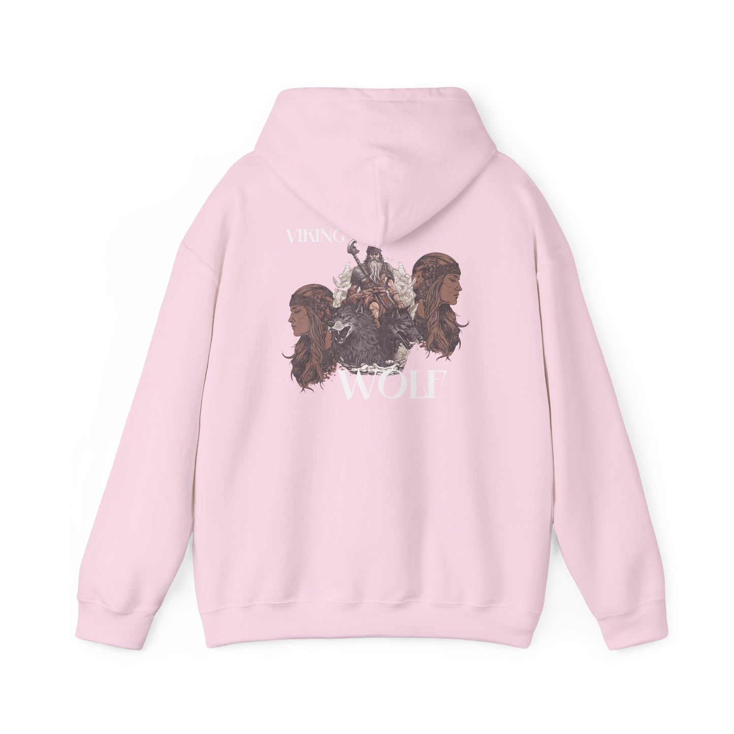 Viking Wolf Hoodie — Norse Viking Wolf Graphic Hoodie