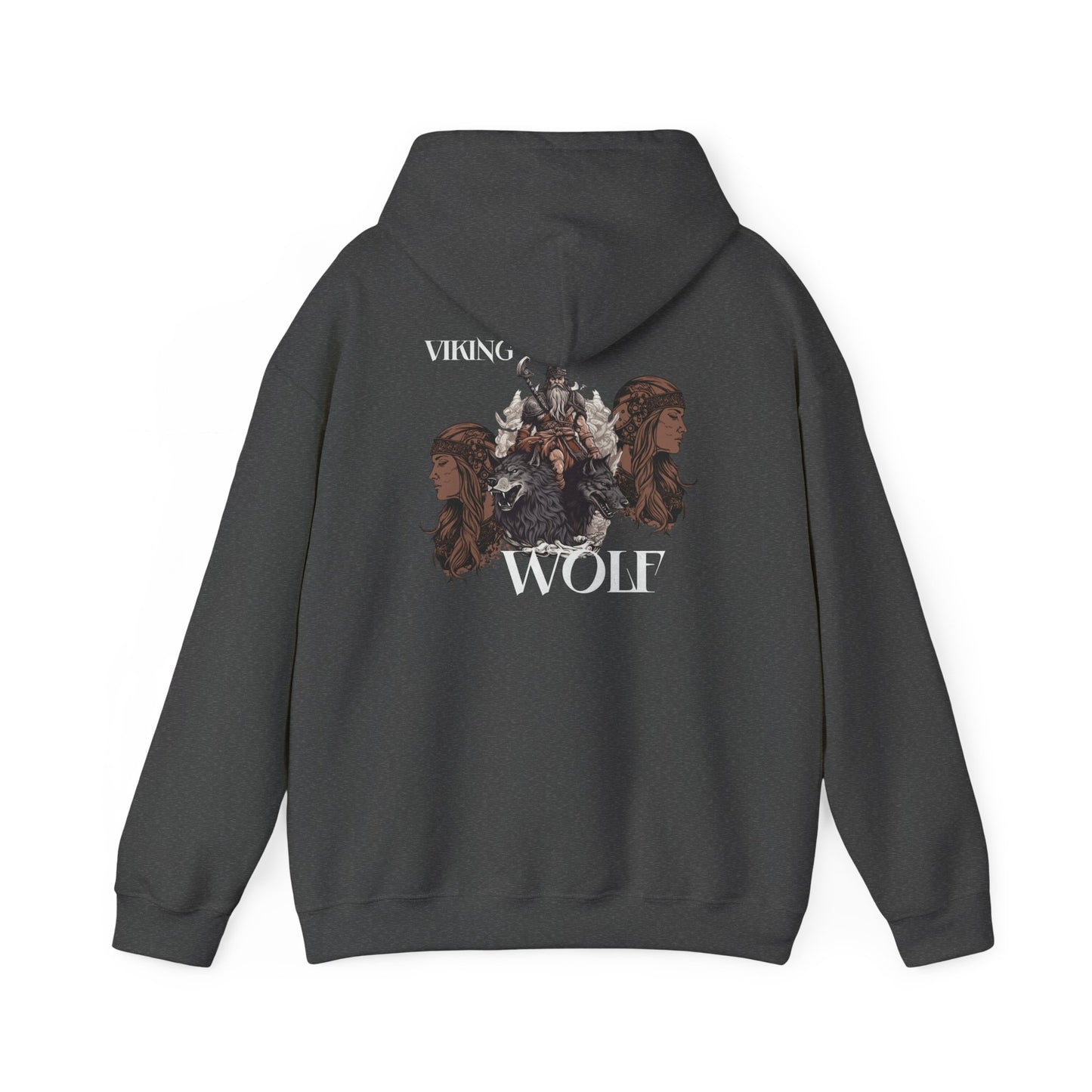 Viking Wolf Hoodie — Norse Viking Wolf Graphic Hoodie