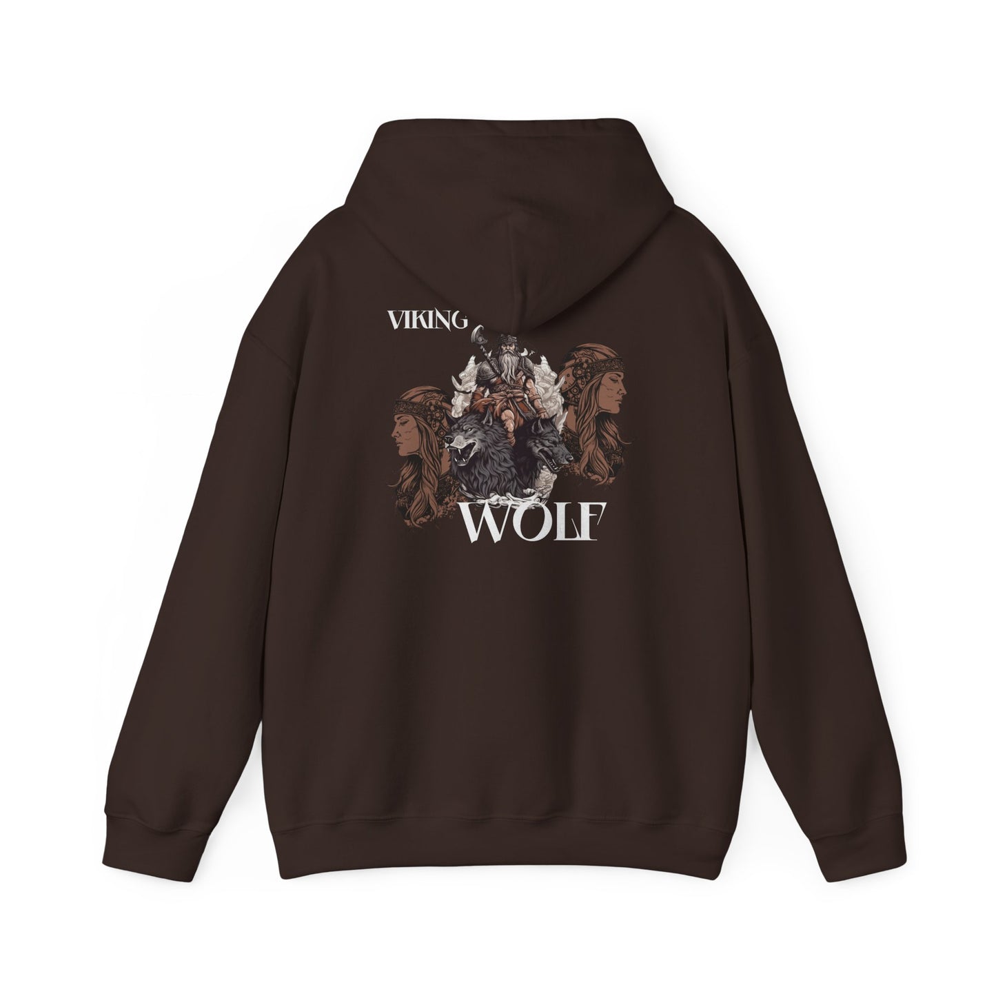 Viking Wolf Hoodie — Norse Viking Wolf Graphic Hoodie