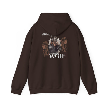 Viking Wolf Hoodie — Norse Viking Wolf Graphic Hoodie