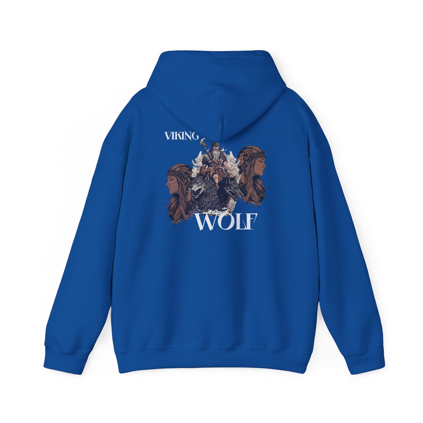 Viking Wolf Hoodie — Norse Viking Wolf Graphic Hoodie