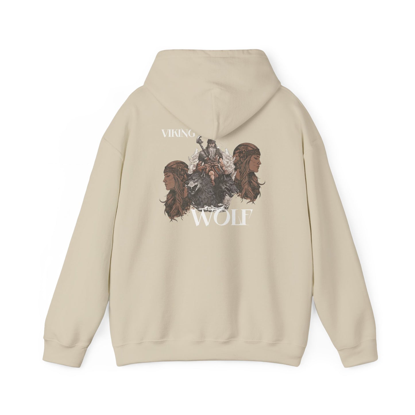 Viking Wolf Hoodie — Norse Viking Wolf Graphic Hoodie